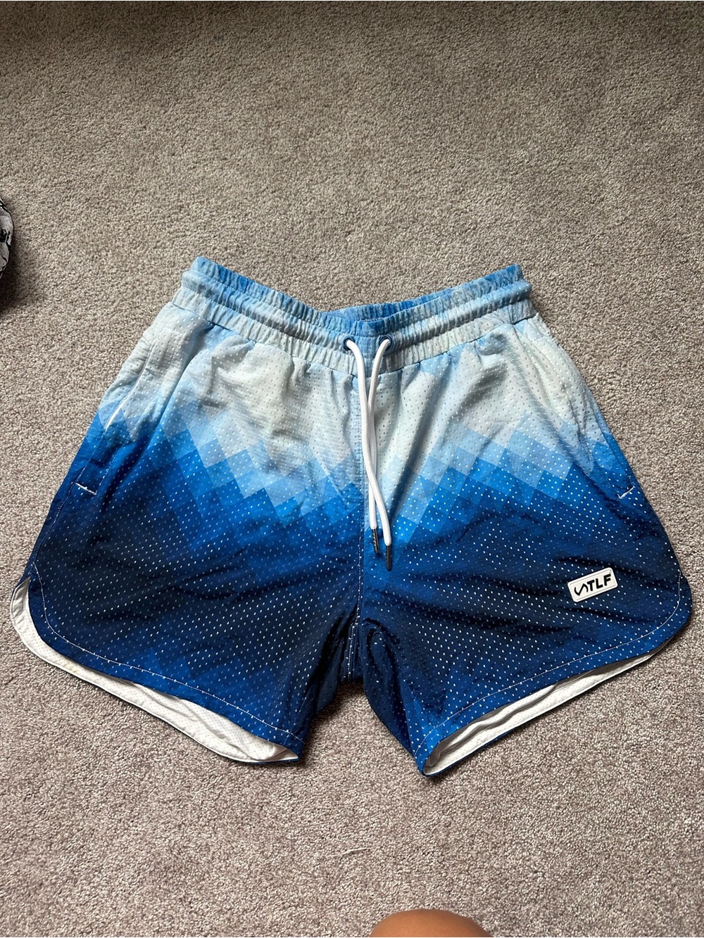 TLF Blue Ombre Athletic Shorts